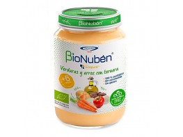 Imagen del producto Bionuben ecopuré verdura/arroz/ternera 250g