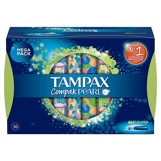 Tampax compak tampones pearl regular 36u
