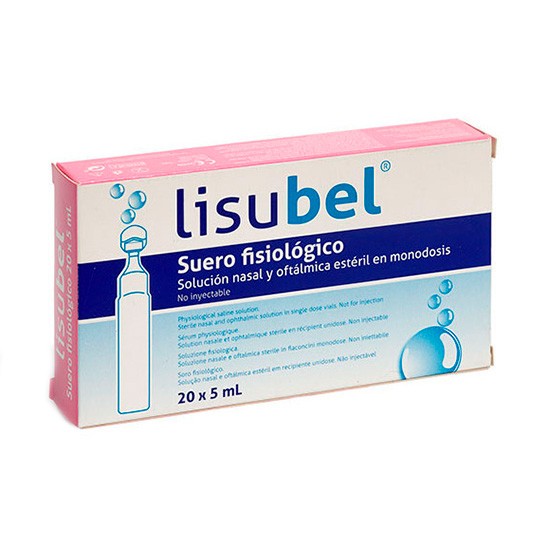 Lisubel suero fisiologico 20 monod x 5ml