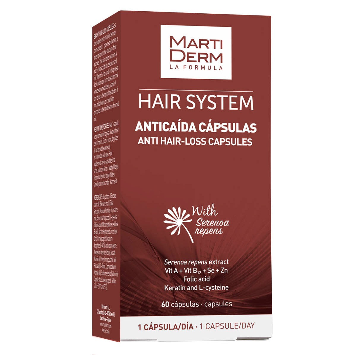 MartiDerm Hair System Tratamiento Anticaída 60 cápsulas