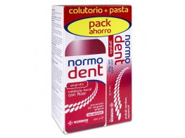 Normodent Gingivitis pack pasta dental + colutorio 125ml + 500ml
